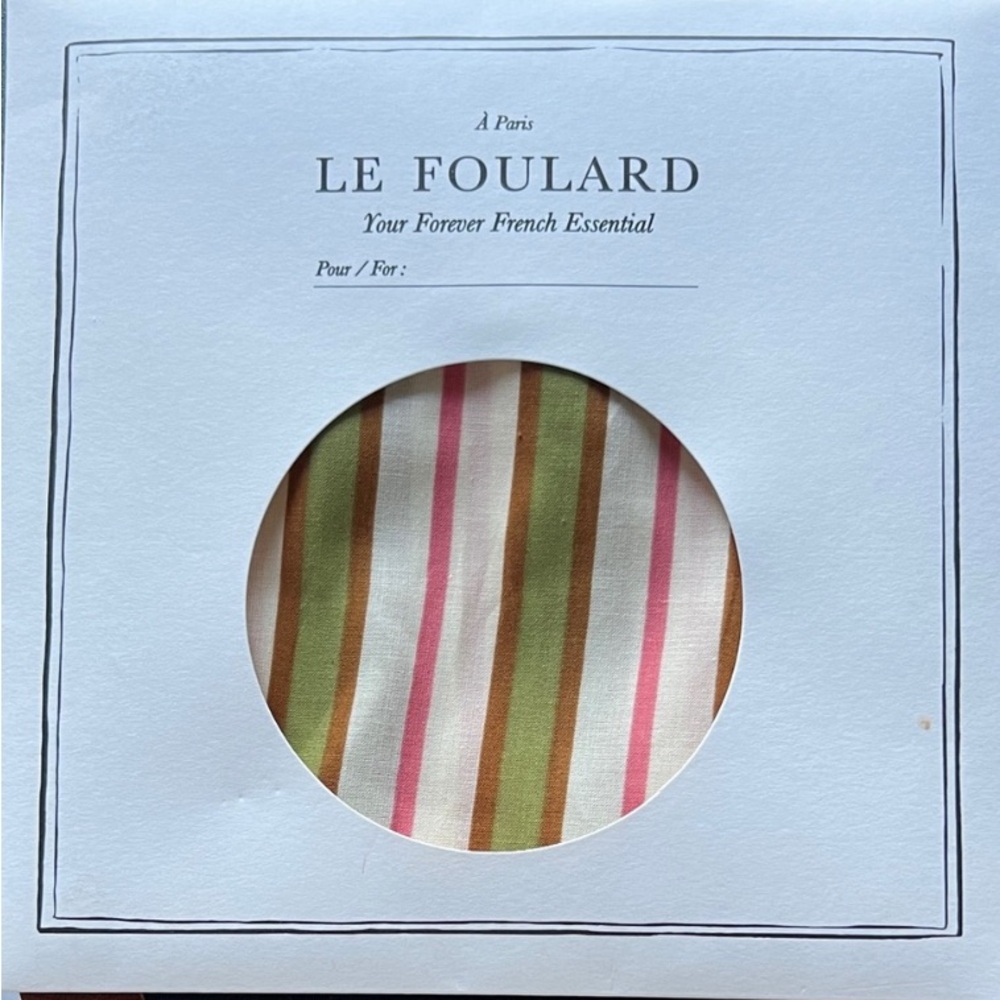 Sézane Le Foulard Striped Scarf